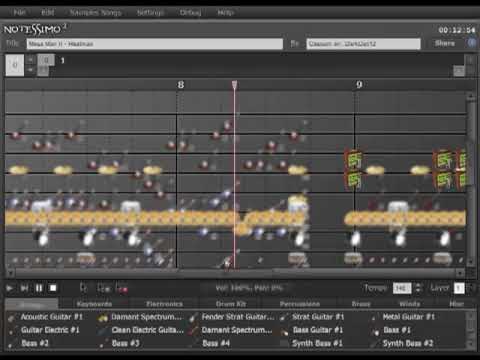 Megaman II Heatman on Notessimo 2