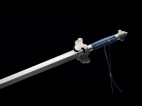 Cutting and thrusting with the Gale Wind Jian from LK Chen Swords