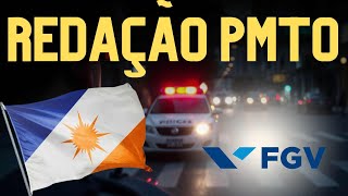 REDAÇÃO PMTO FGV | Polícia Militar do Estado de Tocantins