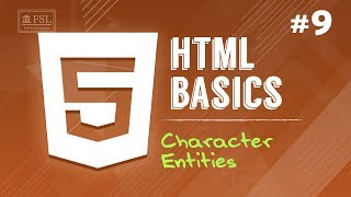 #9 HTML Entities