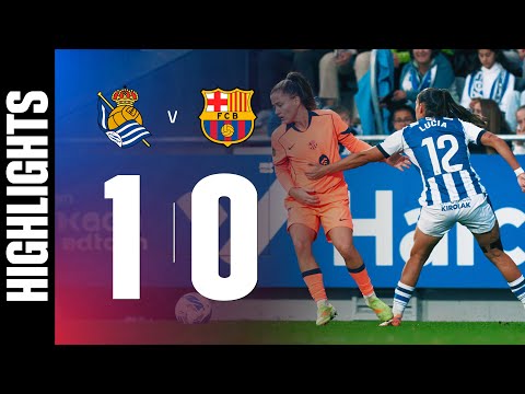 LIGA F | REAL SOCIEDAD 1 vs 0 FC BARCELONA🔵🔴