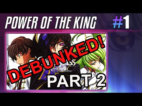 POTK #1 DX's "Anime I F*cking Hate - Code Geass...R1" Debunked Part 2