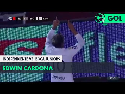 Edwin Cardona (0-1) Independiente vs Boca Juniors | Fecha 14 - Superliga Argentina 2018/2019
