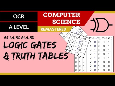 102. OCR A Level (H046-H446) SLR15 - 1.4 Logic gates & truth tables