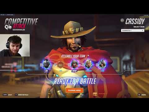 DAFRAN CASSIDY GAMEPLAY - OVERWATCH 2 SEASON 16 TOP 500