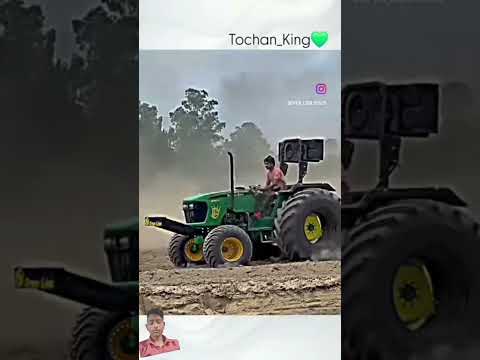 Neetu deshval bhai tochan king John Deere 5050d🤩 #automobile #tractor  #hellotractor #tractorking