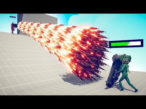 POPPY PLAYTIME MIRROR SHIELD vs EVERY GOD WITH HEALTHBARS - TABS | Totally Accurate Battle Simulator