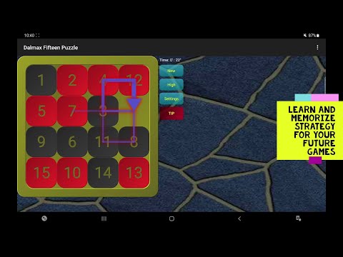 15 Puzzle Game (by Dalmax) Video