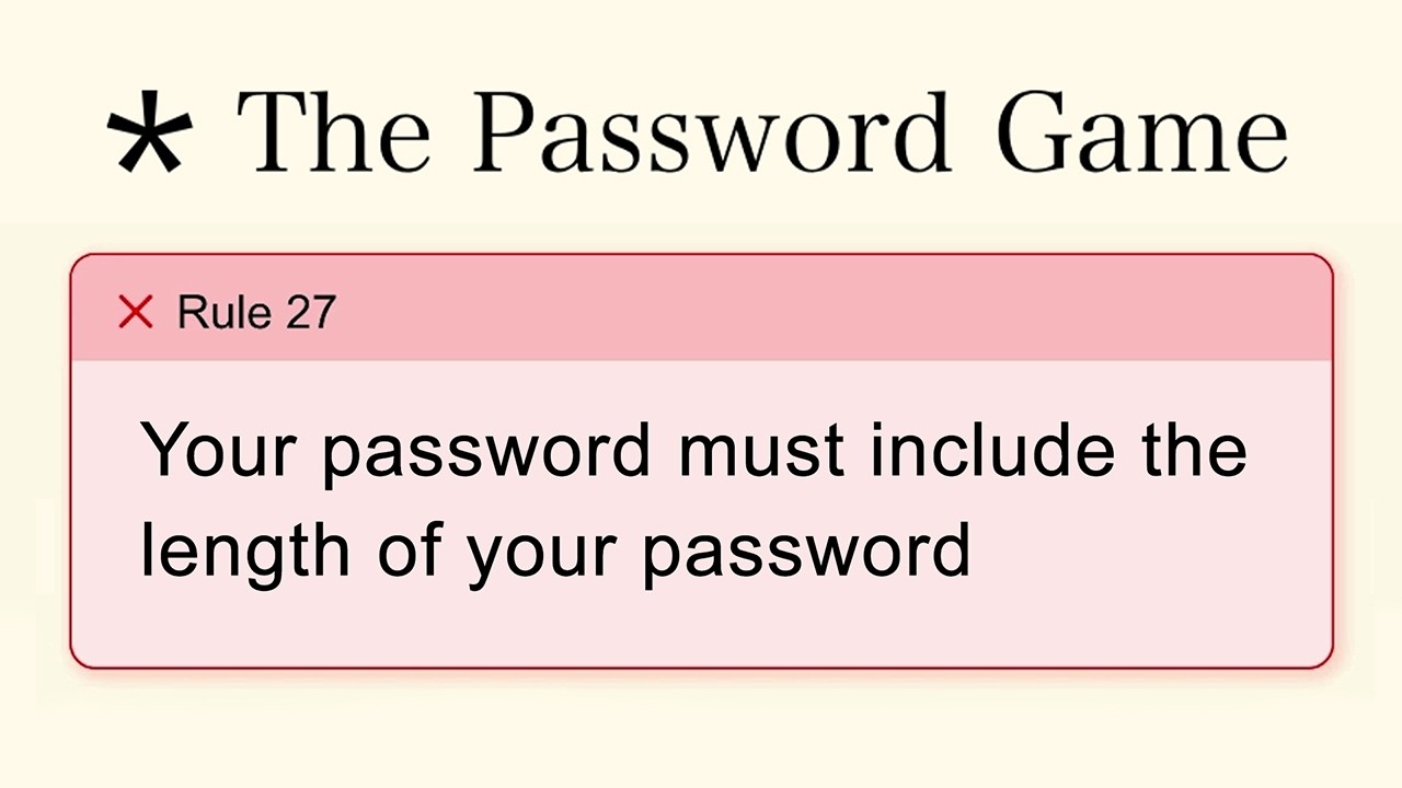 How I Beat The Password Game