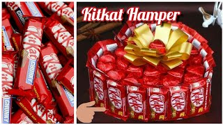 Coolest Chocolates box Gift idea || Heart shaped kitkat hamper
