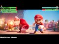 The Super Mario Bros. Movie (2023) Final Battle with healthbars 1/2