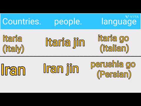 Countries, people and languages in Japanese 🇯🇵