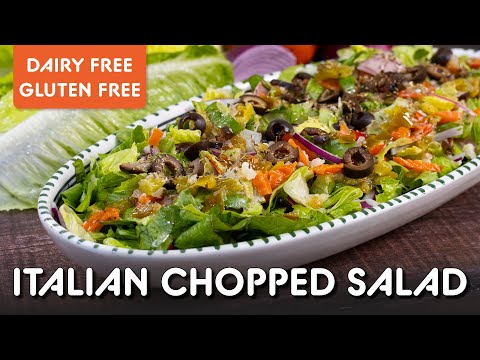 Italian Chopped Salad | Quick & Easy Dinner Recipe | Gluten Free, Dairy Free | gf explorers