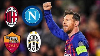 Lionel Messi - All 14 Goals Against Italian Club (Without Friendlies).HD