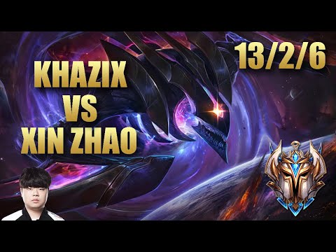 SKT T1 Clid KhaZix Jungle Vs Xinzhao- KR Challenger Match Summary Patch 9.20