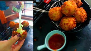 #shorts itni thand me banao super tasty bade wale cheese balls