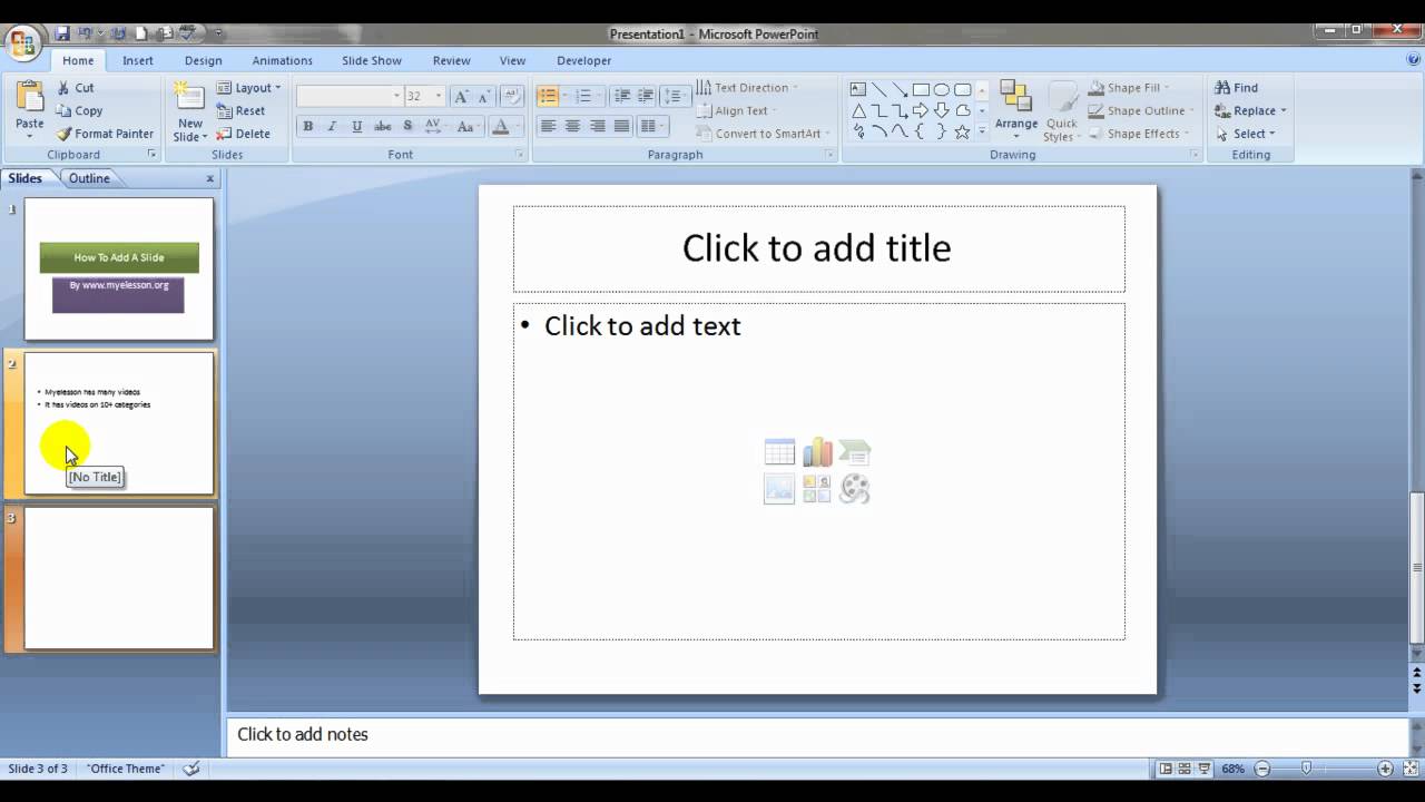 How To Add A Slide In Powerpoint and Change Layout