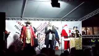 preview picture of video 'Warwick Christmas Lights Switch-On 2014'