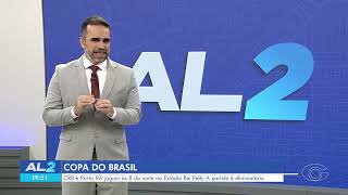 CRB enfrenta Porto-BA na Copa do Brasil em jogo único no Estádio Rei Pelé - 03/03/2026