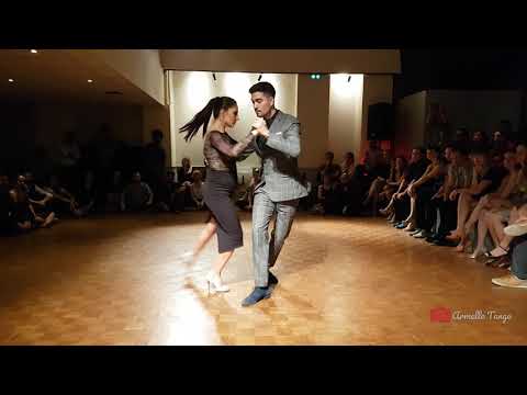  Karina Colmeiro  and  Rodrigo Palacios  are  dancing  to  the  tango  "  Derrotado  "  by  Carlos di Sarli  in  2020