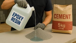 Download lagu Mix CEMENT with EPOXY RESIN and turn the impossible into a MILLION-DOLLAR idea! mp3