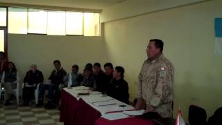 preview picture of video 'Paro en Puno 27 May 2011 Declaraciones General Willman Andía'