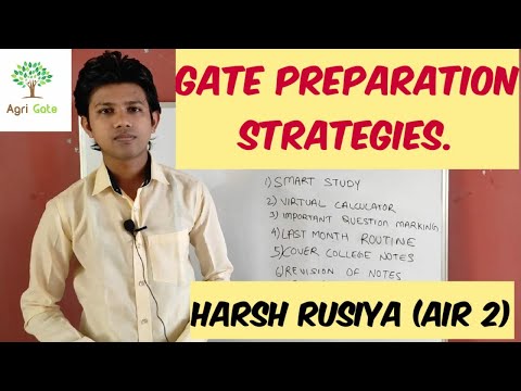 GATE PREPARATION STRATEGIES | SELF STUDY TIPS | Gate 2020 Topper HARSH RUSIYA (AIR-2)