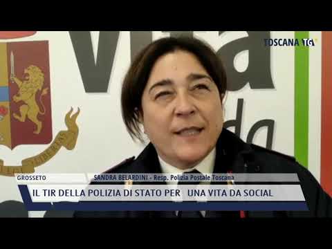 2021-11-17 GROSSETO - IL TIR DELLA POLIZIA DI STATO PER   UNA VITA DA SOCIAL