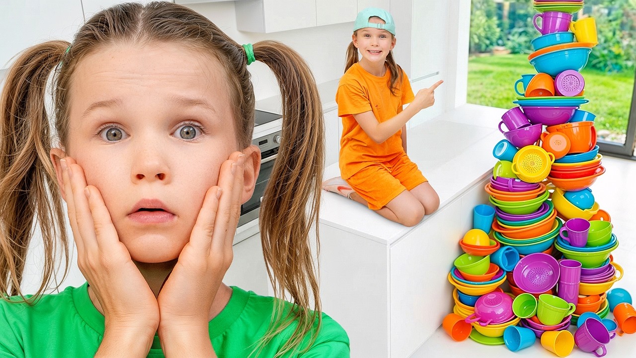 Stephi Makes 4 Magic Clones to Do Everything for Her! 2 Hours of Fun and Helpful Stories