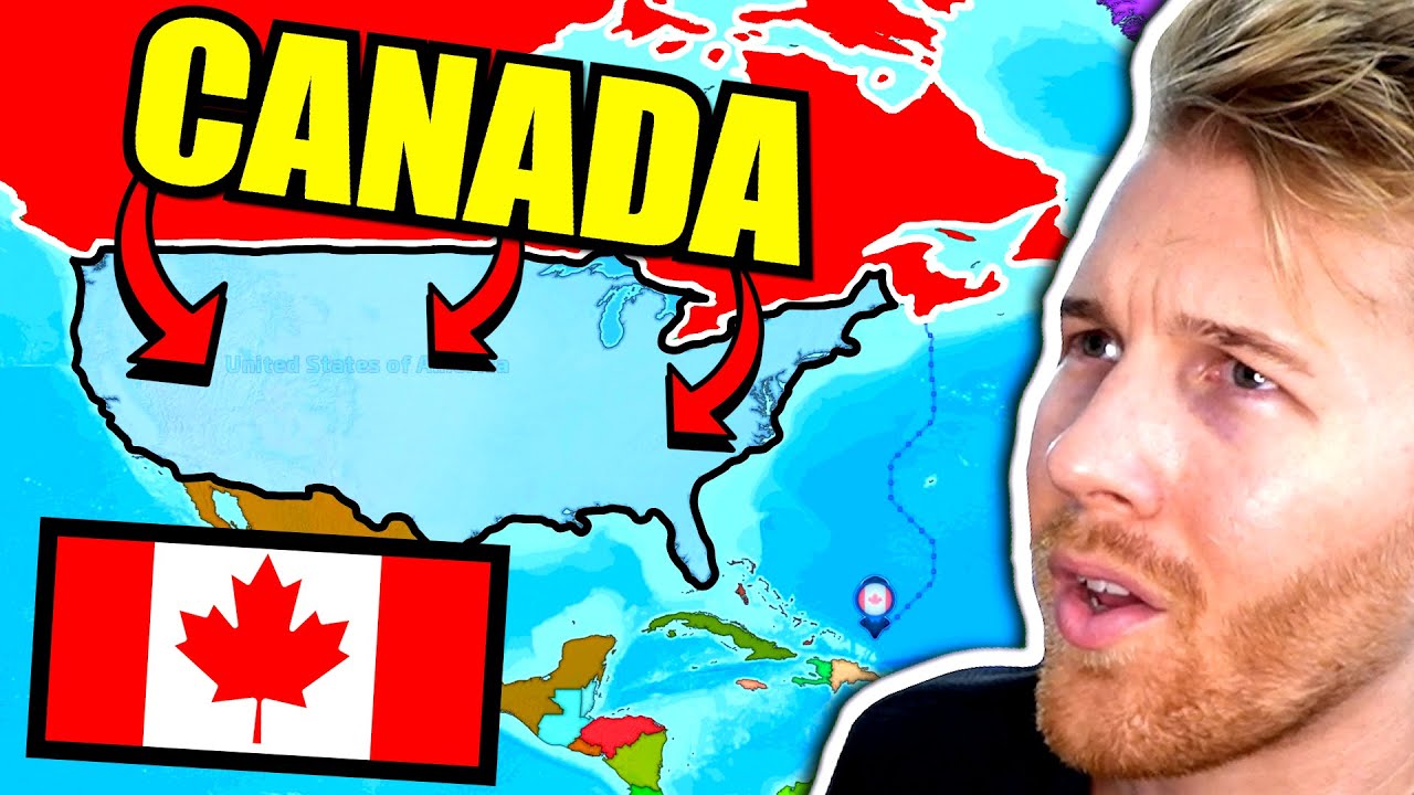 I Began WW3 By Invading the USA As Canada... (Dummynation)