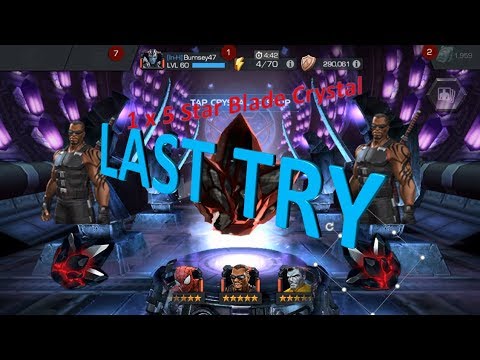 2nd and Last shot at a 5 Star Blade Dhampir crystal Marvel Contest of Champions