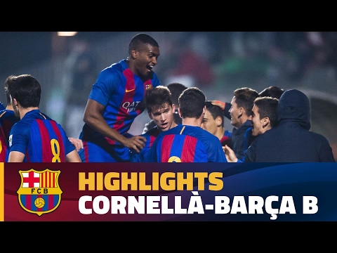 [HIGHLIGHTS] FUTBOL (2AB): Cornellà - FC Barcelona B (0-2)