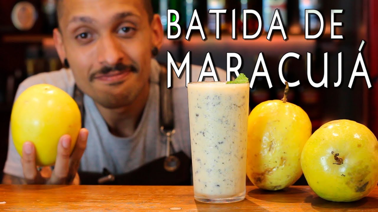 BATIDA DE MARACUJÁ | RECEITA