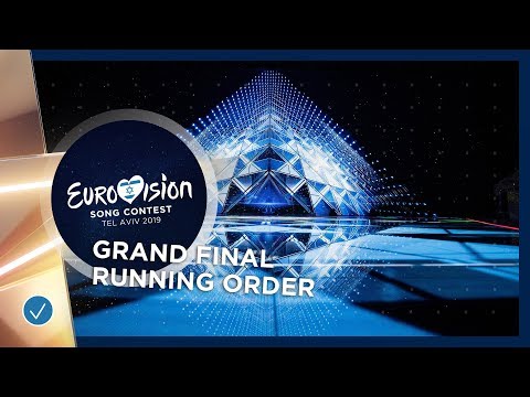 RECAP - Grand Final - Running Order - Eurovision 2019