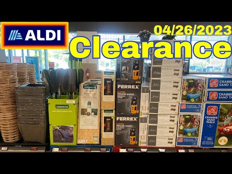 ALDI CLEARANCE (BAR CART - PRESSURE WASHER - WALK-IN GREEN HOUSE) ALDI HAUL (ALDI SHOP WITH ME)