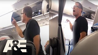 Man Steals Better Seat, RAGES &amp; REFUSES To Leave JFK Airport | Fasten Your Seatbelt | A&amp;E