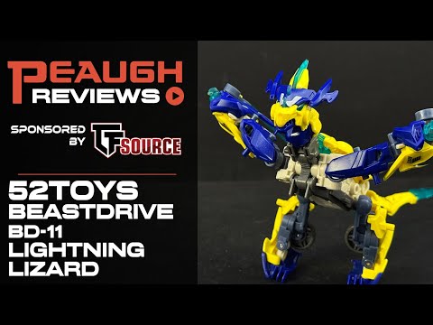 Video Review: 52Toys BeastDrive - BD-11 LIGHTNING LIZARD