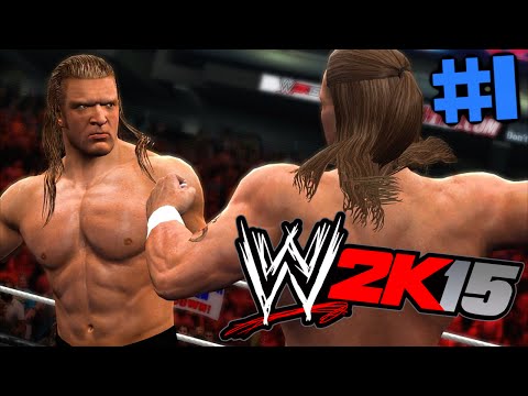 WWE 2K15 SHOWCASE : Let's play #1 [FACECAM] - Triple H vs. Shawn Michaels !! HD