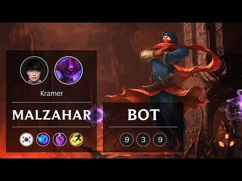 Malzahar Bot vs Lucian - KR Grandmaster Patch 9.4