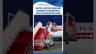 Semringah Disambut Gibran, Prabowo Tiba di Tanah Air Usai Lawatan Keluar Negeri Selama 16 Hari