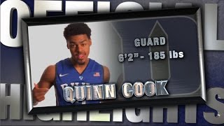 Duke Guard Quinn Cook | 2014-15 Official Highlights