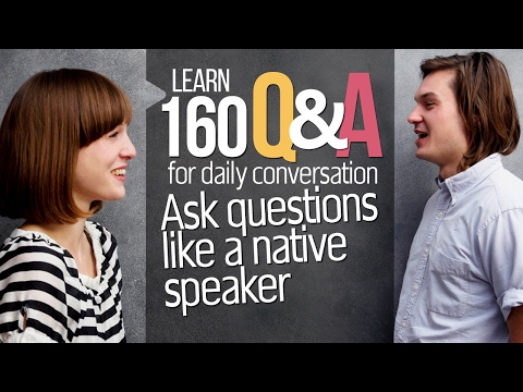 Learn Basic English Questions & Answers for Conversation - English speaking practice for beginners.