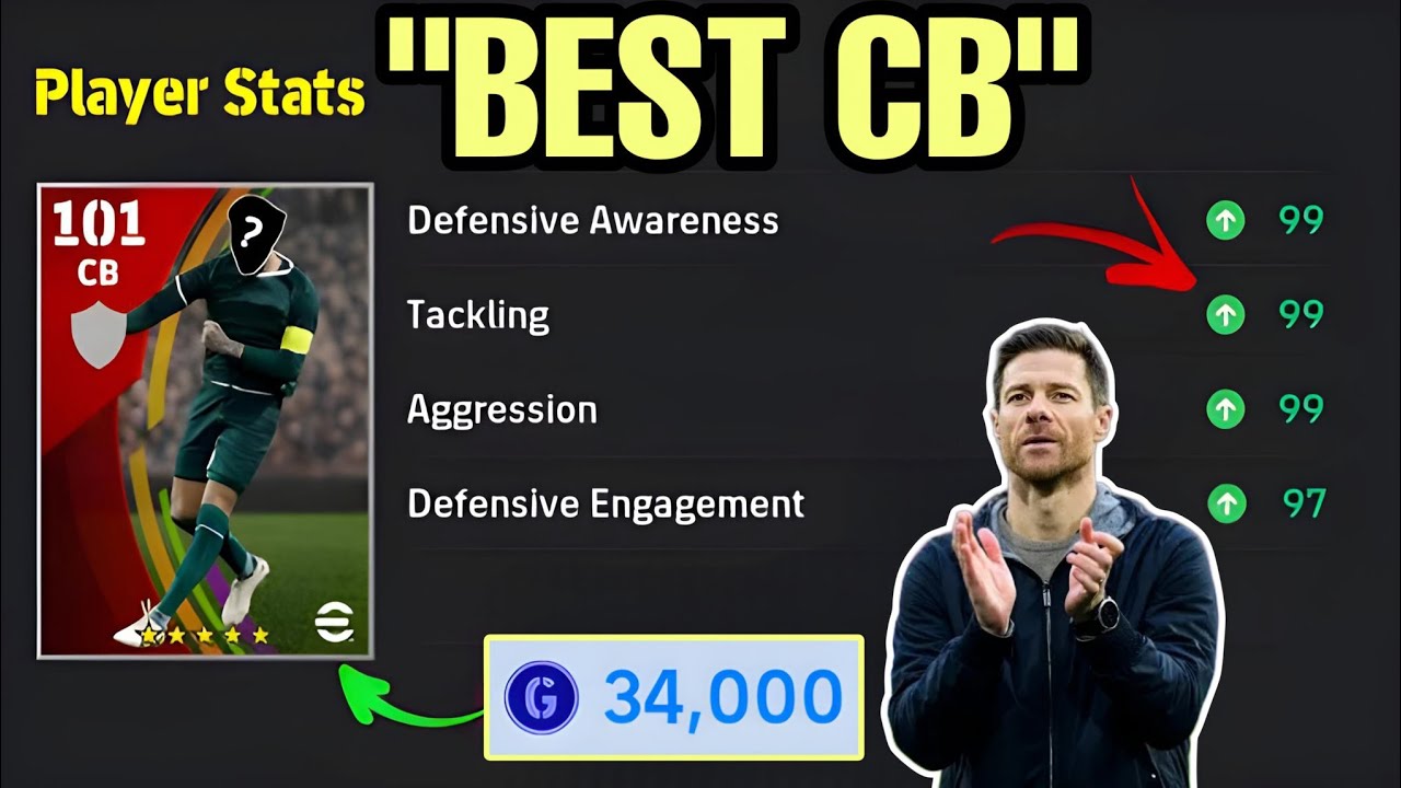 Only! 34,000 GP Hidden Underrated CB In eFootball 2026 Mobile Hidden Gems CB In eFootball 2026