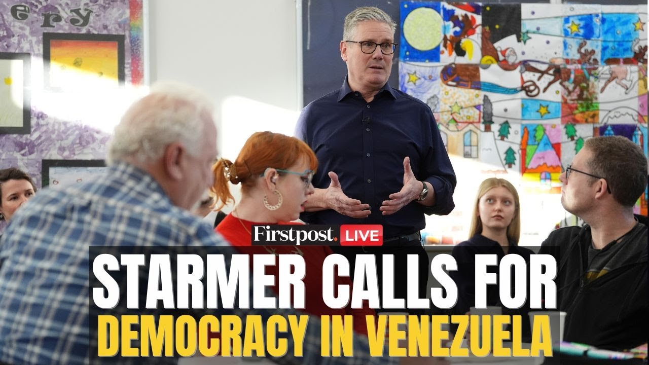 UK PM Keir Starmer Visits Community Centre | Urges Peaceful Transition In Venezuela | Firstpost