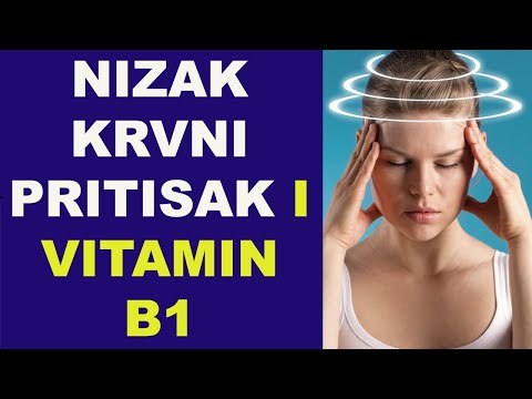 NIZAK KRVNI PRITISAK (HIPOTENZIJA) I VITAMIN B1/dr Bojana Mandić