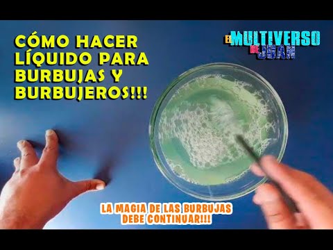 How to make bubble liquid and bubble makers.