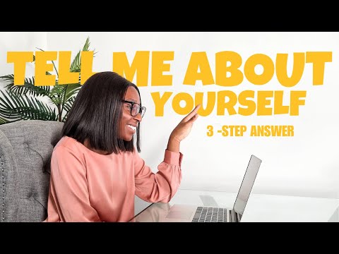 HOW TO ANSWER THE 'TELL ME ABOUT YOURSELF' INTERVIEW QUESTION USING THREE EASY STEPS | Recruiter Tip
