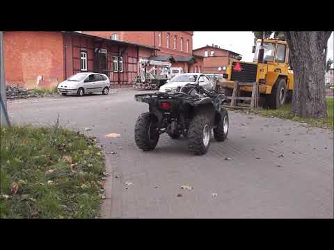 Quadem uderzył w latarnie uliczną w miejscowości Korzybie - 19.09.2021