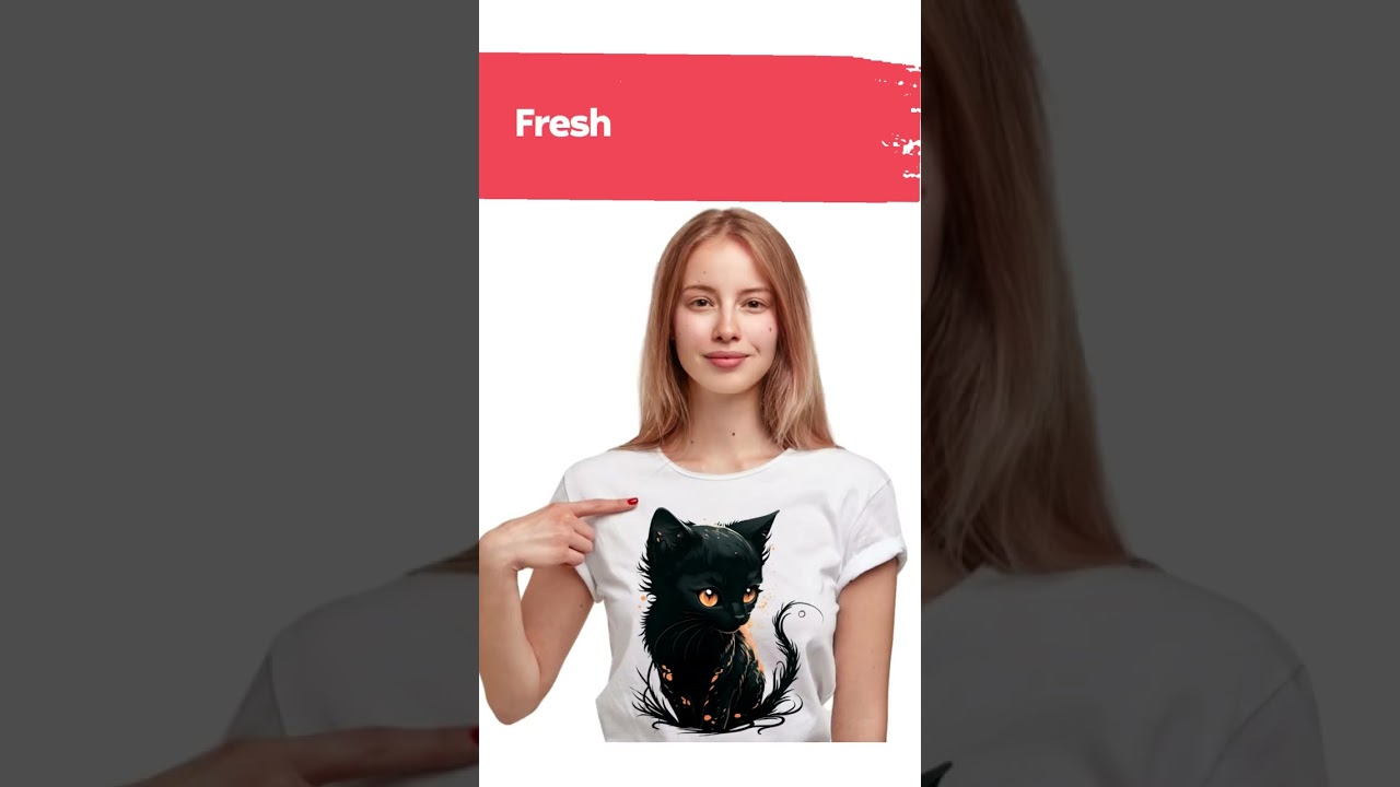 Adorable Vector Art Of A Black Bombay Cat With Orange Eyes #shorts