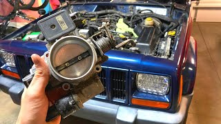 How To Clean Your Throttle Body and IAC (Jeep Cherokee XJ)